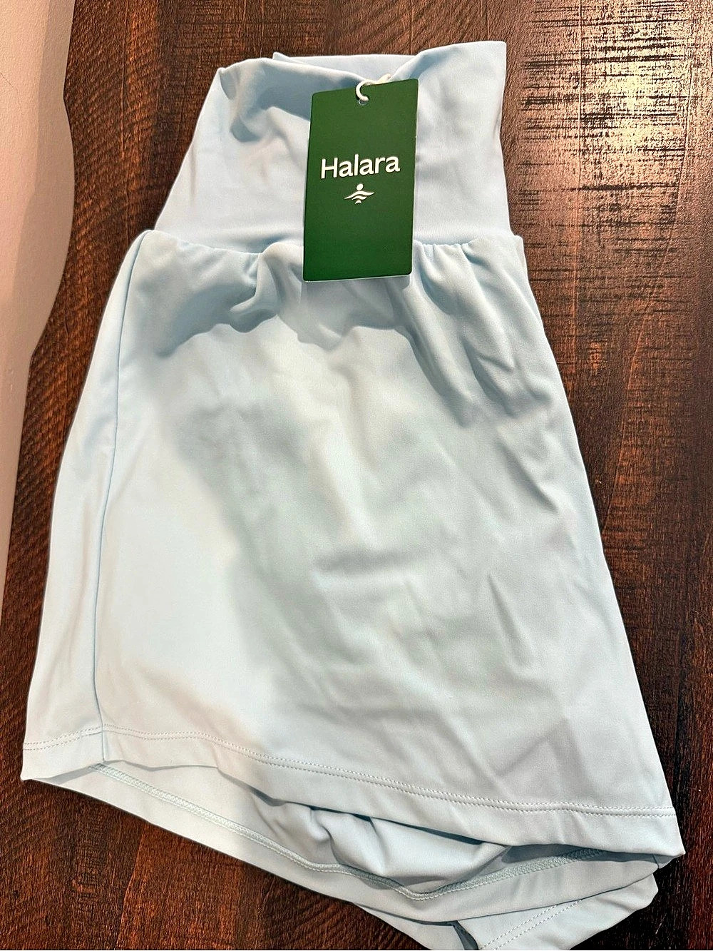 Halara Cloudful Crossover 2-in-1 Shorts Athletic Shorts in Blue Size Medium NWT